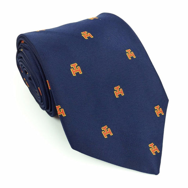 Royal Arch Chapter Necktie - Navy Blue Silk Fabric