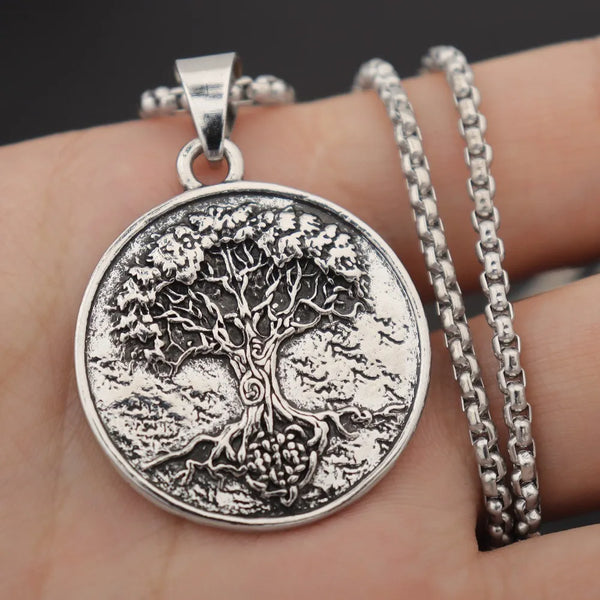 Ancient Israel Pendant - Tree Of Life Stainless Steel