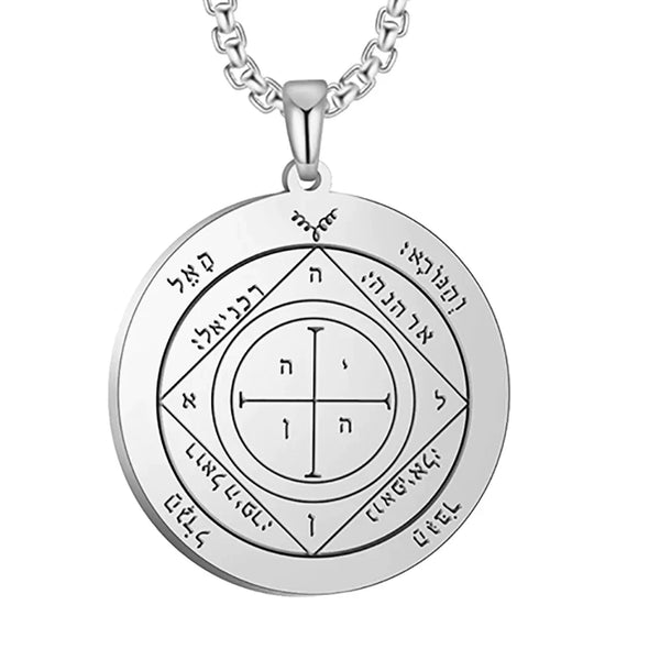 Ancient Israel Necklace - Stainless Steel 5th Saturn
