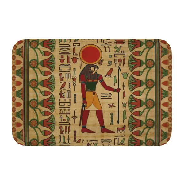 Ancient Egypt Mat - Egyptians Symbols Polyester Material