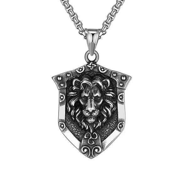 Ancient Israel Necklace - Zinc Alloy Lion of Judah