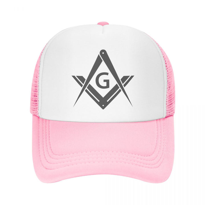 Master Mason Blue Lodge Baseball Cap - Square and Compass with G Adjustable (Various Colors) - Bricks Masons