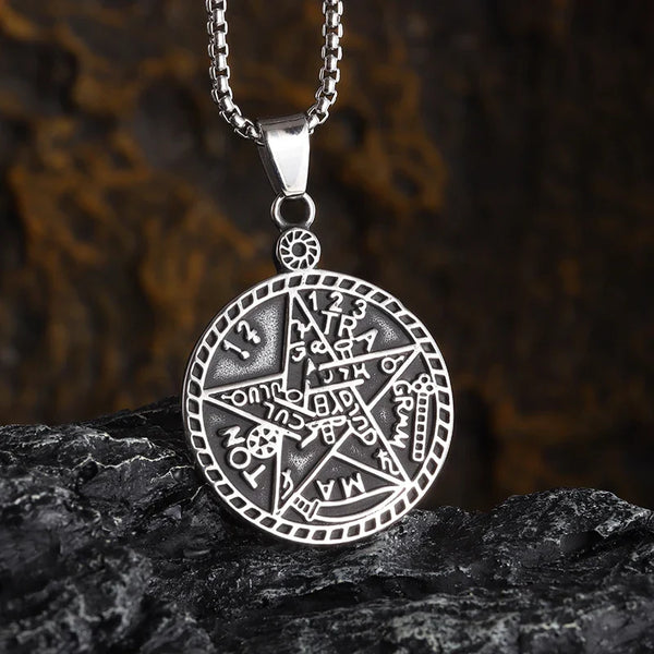 Ancient Israel Pendant - Zinc Alloy Tetragramaton Solomon Kabbalah
