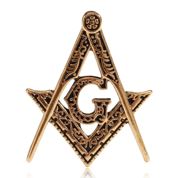 Master Mason Blue Lodge Lapel Pin - Square & Compass G