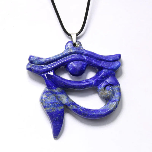 Ancient Egypt Pendant - Blue Lapis Lazuli Crystal