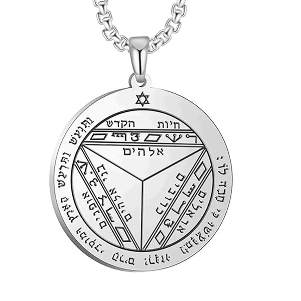 Ancient Israel Necklace - Stainless Steel 7th Saturn