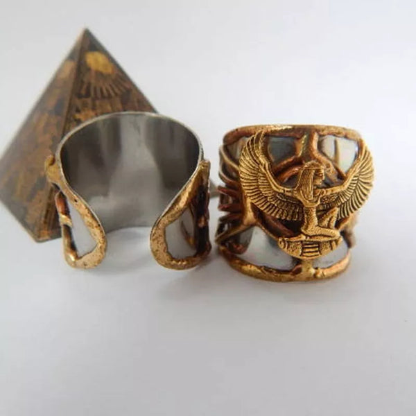 Ancient Egypt Ring - Adjustable Zinc Alloy Isis Goddess