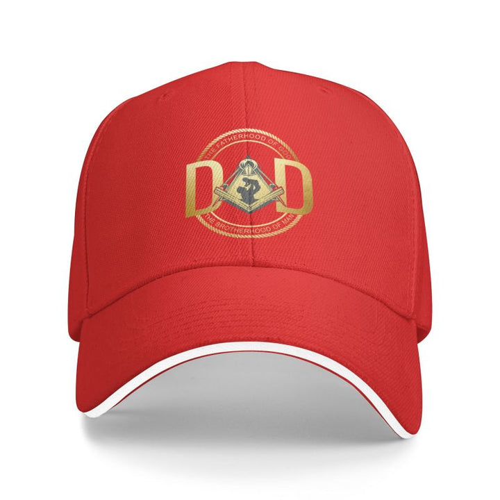 Master Mason Blue Lodge Baseball Cap - Freemasonry Father's Day Adjustable - Bricks Masons