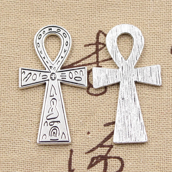 Ancient Egypt Pendant - 10 Pieces Zinc Alloy Egyptian Ankh