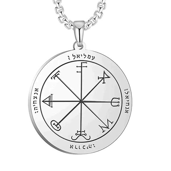 Ancient Israel Necklace - Stainless Steel 3rd Saturn
