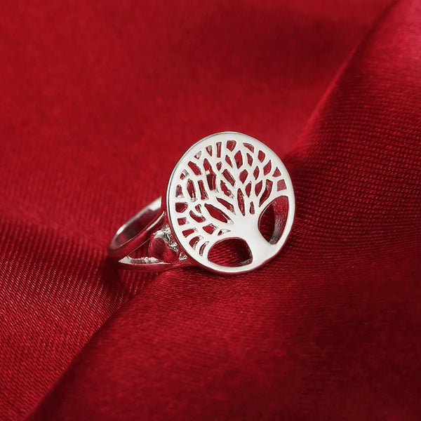 Ancient Israel Ring - 925 Sterling Silver Tree Of Life