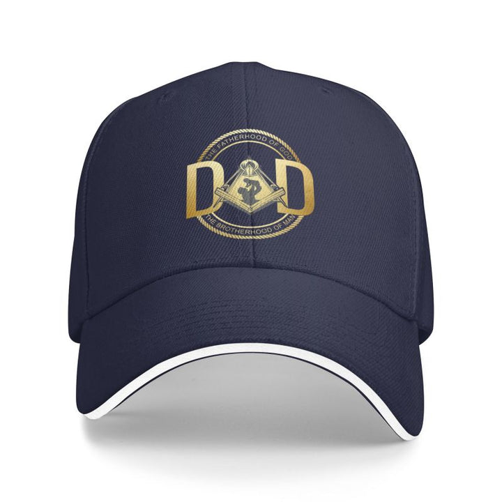 Master Mason Blue Lodge Baseball Cap - Freemasonry Father's Day Adjustable - Bricks Masons