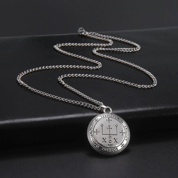 Ancient Israel Necklace - Seal of Archangel Stainless Steel With 60cm Chain
