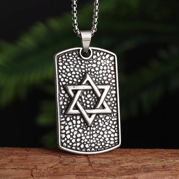 Ancient Israel Necklace - Hexagram Stainless Steel