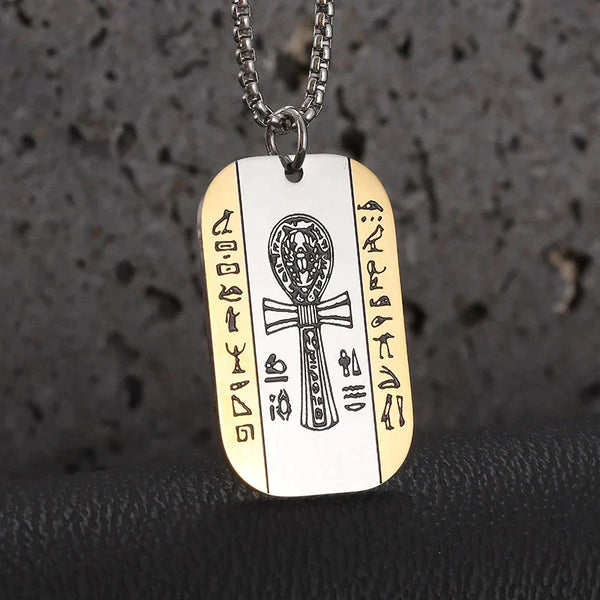 Ancient Egypt Pendant - Zinc Alloy Ankh Cross