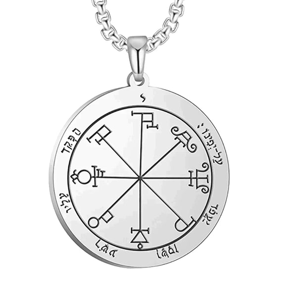 Ancient Israel Necklace - Stainless Steel 6th Saturn