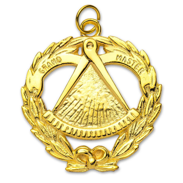 Grand Master Blue Lodge Collar Jewel - Gold Plated