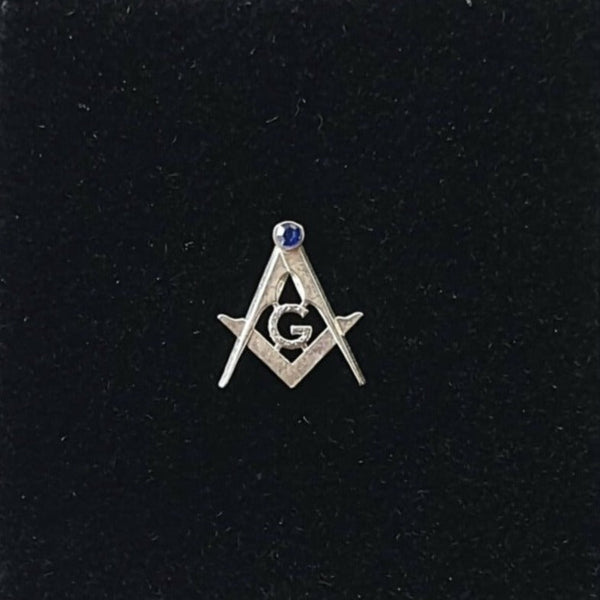 Master Mason Blue Lodge Lapel Pin - Square & Compass G
