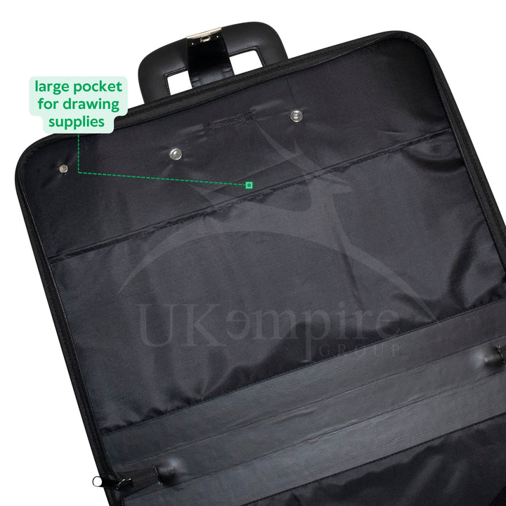Premium Art Portfolio Leather Case Bag 18 x 24 inches