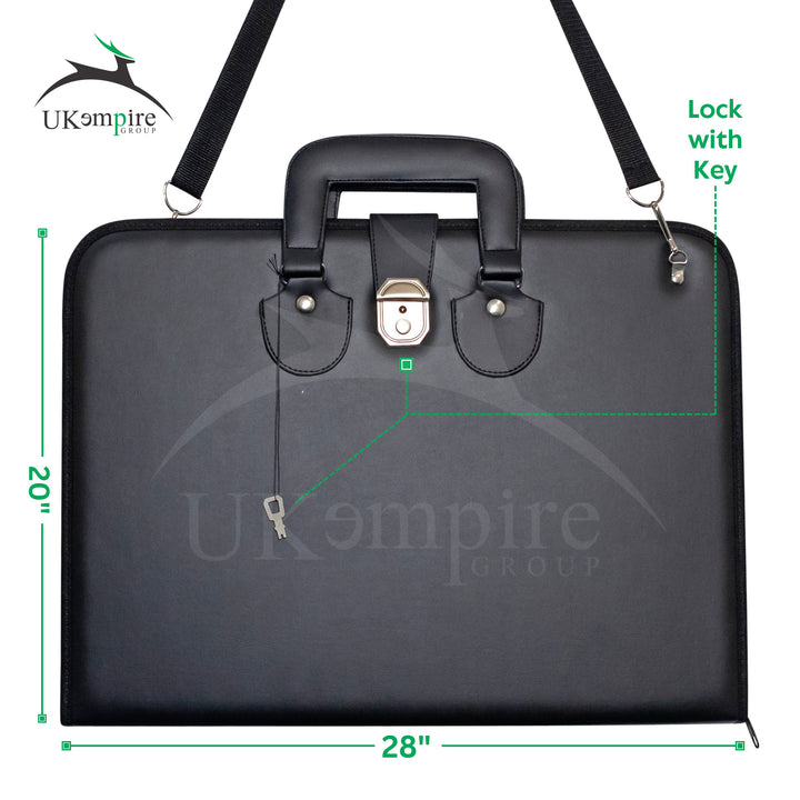 Premium Art Portfolio Leather Case Bag 20 x 28 inches