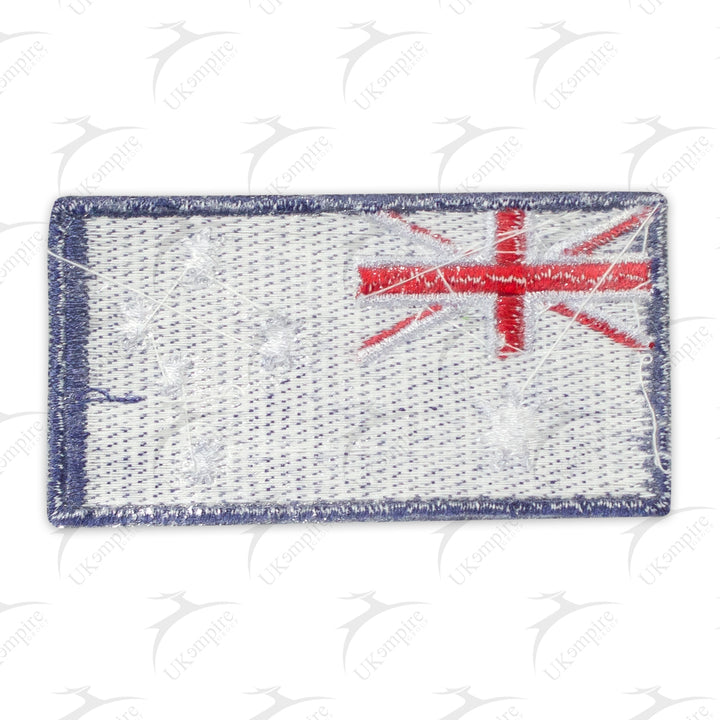 Premium Australian Flag Iron on Patch, Machine Embroidered, Iron-On Back