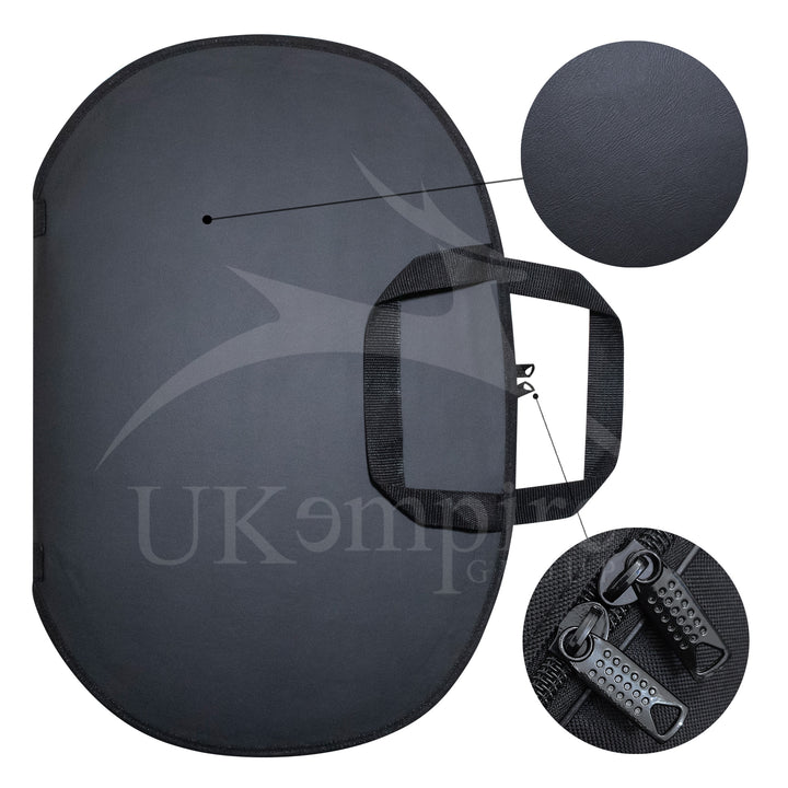 Masonic Chain Collar Case Black – Black Lining (Imitation Leather) 3