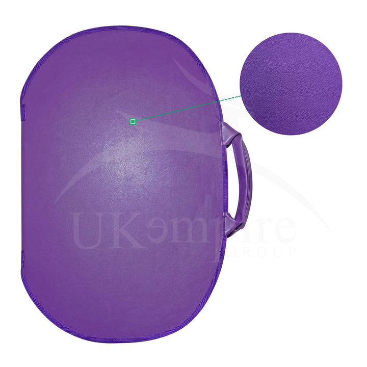 Masonic Chain Collar Case Purple Imitation Leather – (Improved Design) 