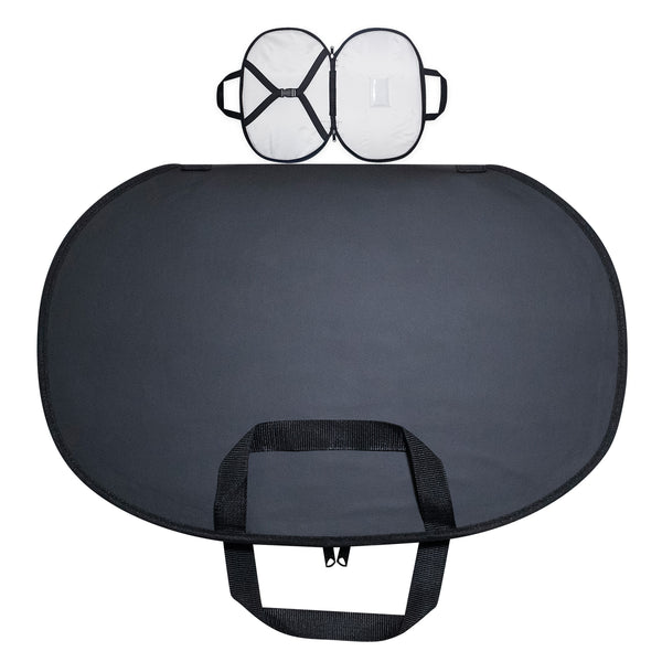 Masonic Chain Collar Case Black – White Lining (Imitation Leather)