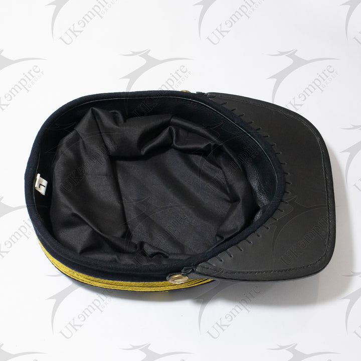 American Civil War Officer General Kepi (CSA) Black Band – Infantry Blue Wool Hat/Cap