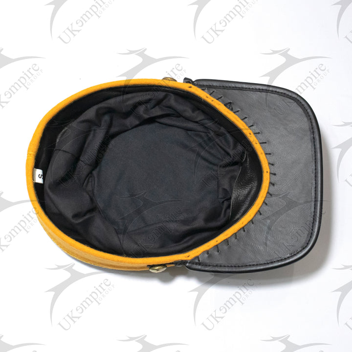 American Civil War Officer 1st Lieutenant Kepi (CSA Yellow Band – Confederate Grey Wool Hat/Cap