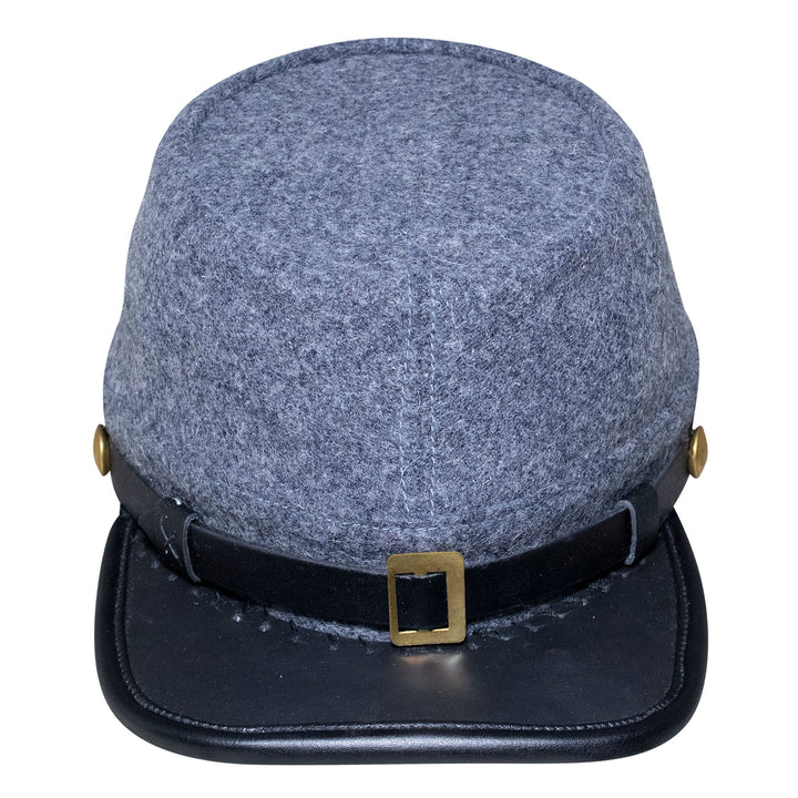 American Civil War Officer CSA Confederate Kepi (plain), Forage Cap/Hat – 100% Wool
