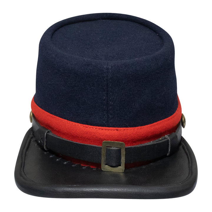 American Civil War US Union Kepi With Red band (plain), Forage Cap/Hat – 100% Wool
