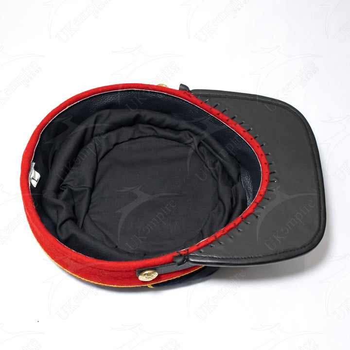 American Civil War Officer 1st Lieutenant Kepi Red Band – Navy Blue Wool Hat/Cap