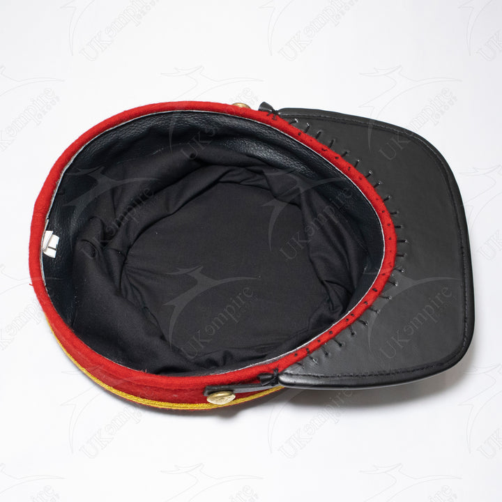 American Civil War Officer Captain Kepi Red Band – Navy Blue Wool Hat/Cap