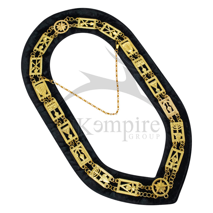 Cryptic Masons 33rd Degree Council Chain Collar