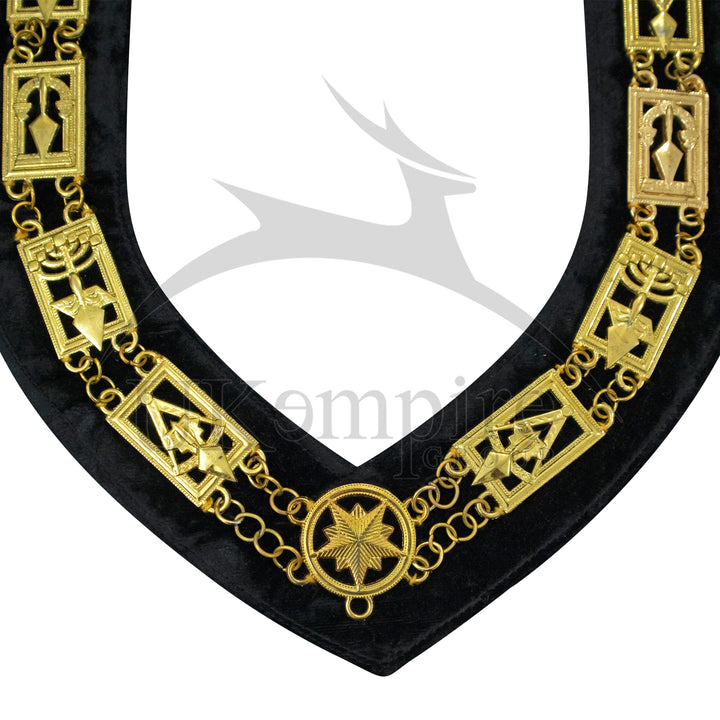 Cryptic Masons 33rd Degree Council Chain Collar