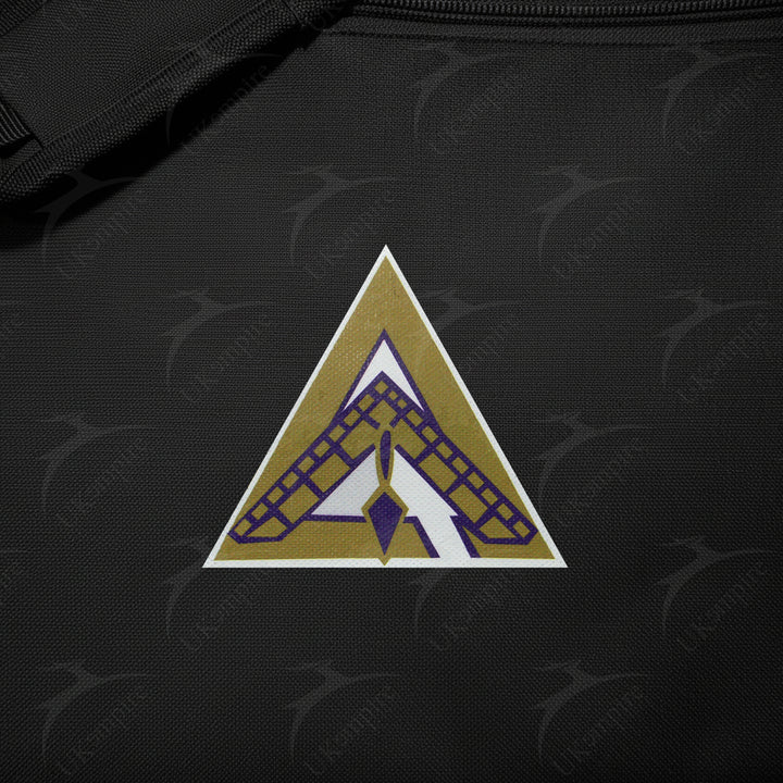 Masonic Cryptic Masons Grand Council Black Tote Bag Printed with Hand & Shoulder Carry