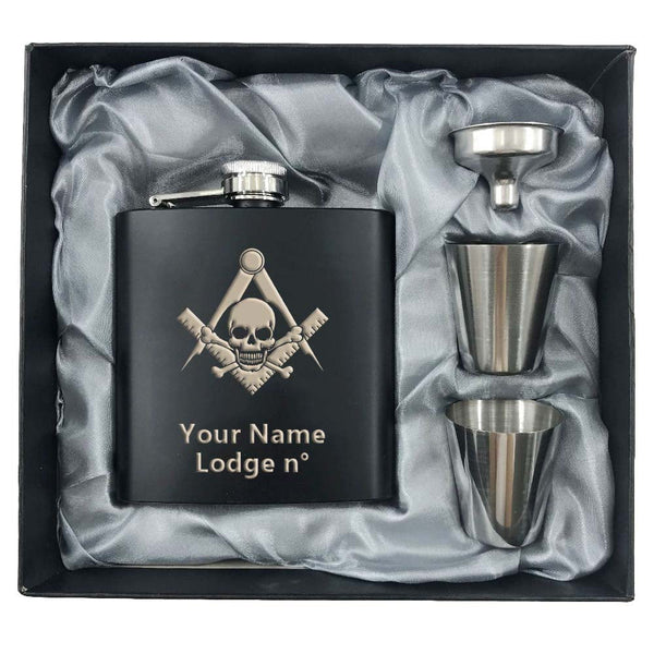 Widows Sons Flask - 2 Shot Glasses & Funnel