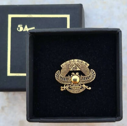 Memphis Misraim French Regulation Lapel Pin - Gold Plated