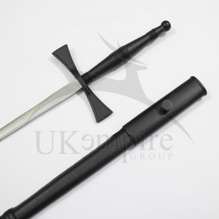 Knights Templar Dagger with Black Scabbard – Ceremonial Masonic Swords Daggers-2