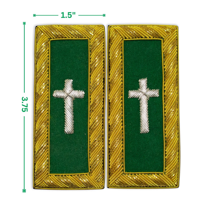 Masonic Knight Templar Eminent Commander Cross Shoulder Boards