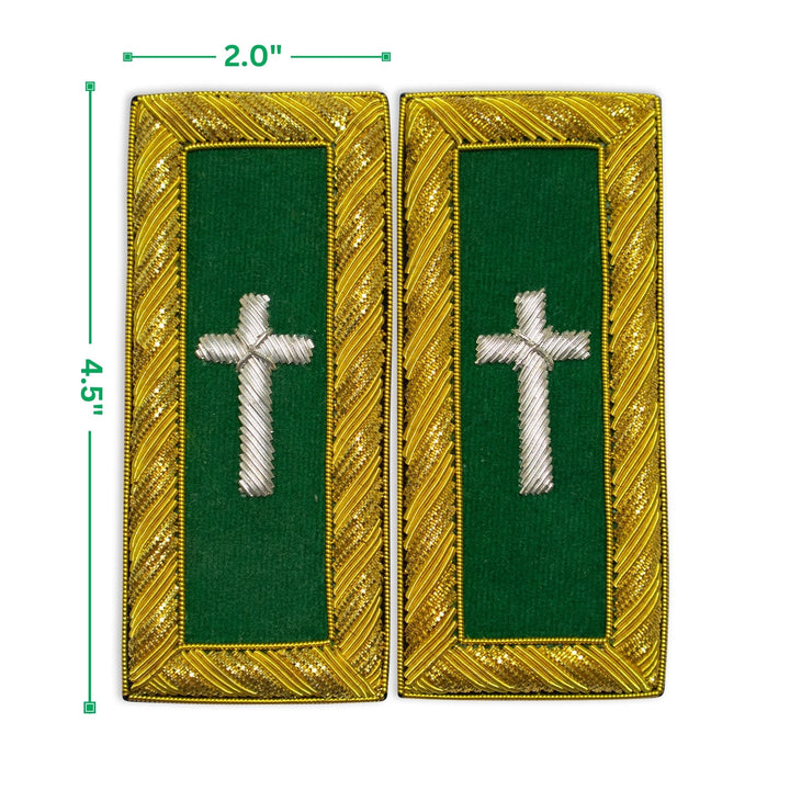 Masonic Knight Templar Eminent Commander Cross Shoulder Boards
