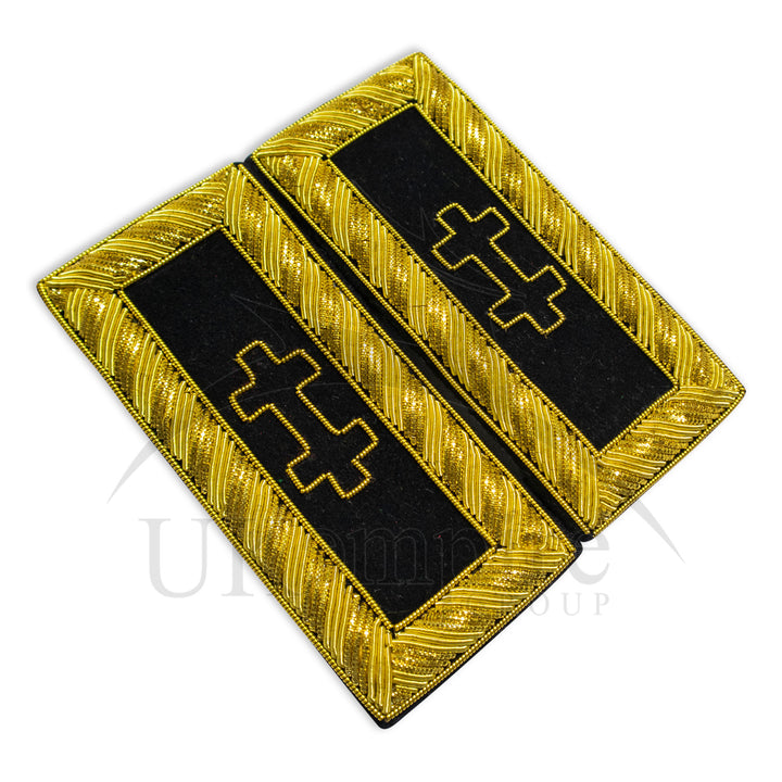 Masonic Knight Templar Encampment Cross Shoulder Boards