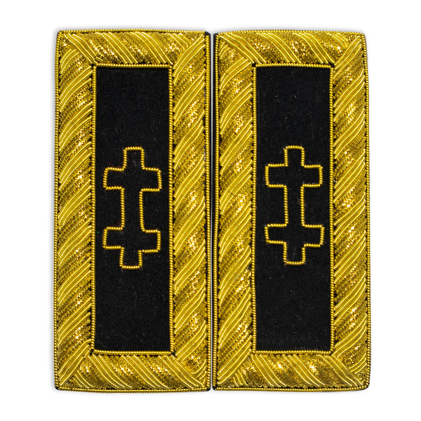 Masonic Knight Templar Encampment Cross Shoulder Boards