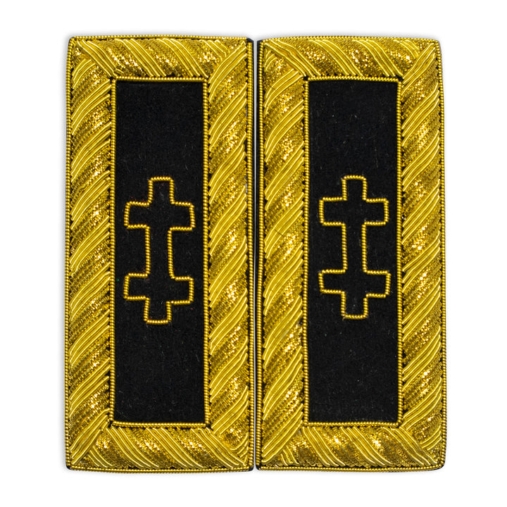 Masonic Knight Templar Encampment Cross Shoulder Boards