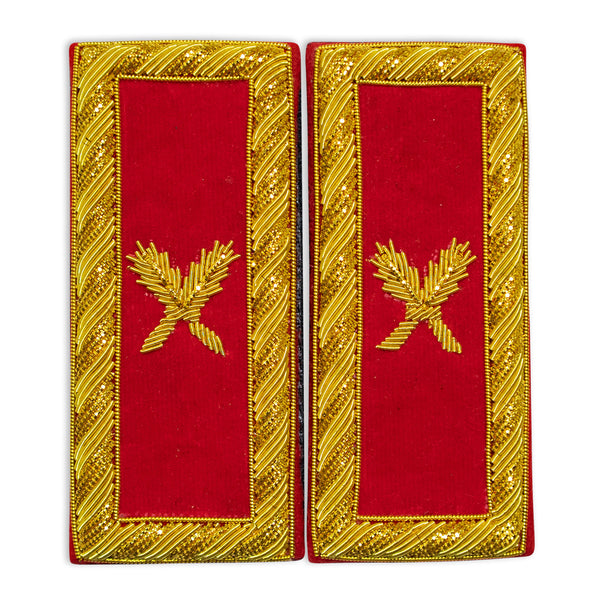 Masonic Knight Templar Grand Secretary Shoulder Boards