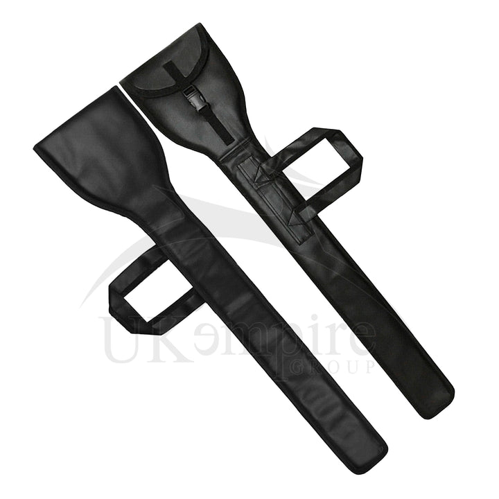 Knights Templar Preceptors Sword Brown Grip with Black Scabbard & Leather Case (Set of 3)-2