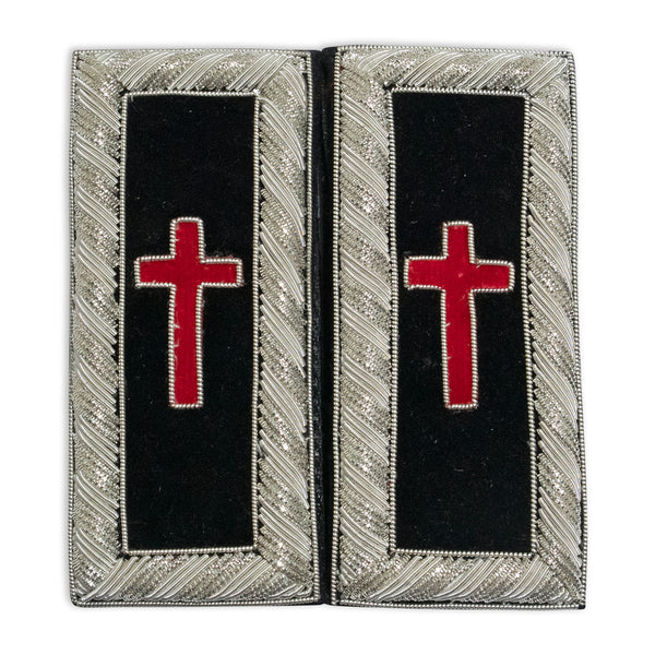 Masonic Knight Templar Sir Knights Cross Shoulder Boards