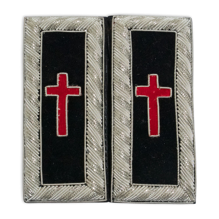 Masonic Knight Templar Sir Knights Cross Shoulder Boards
