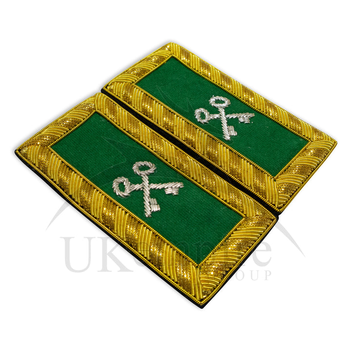 Masonic Knight Templar Treasurer Shoulder Boards